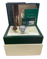 PAPERS Rolex Explorer II 3186 Polar White NO-HOLES 40mm REHAUT 16570 Watch BOX