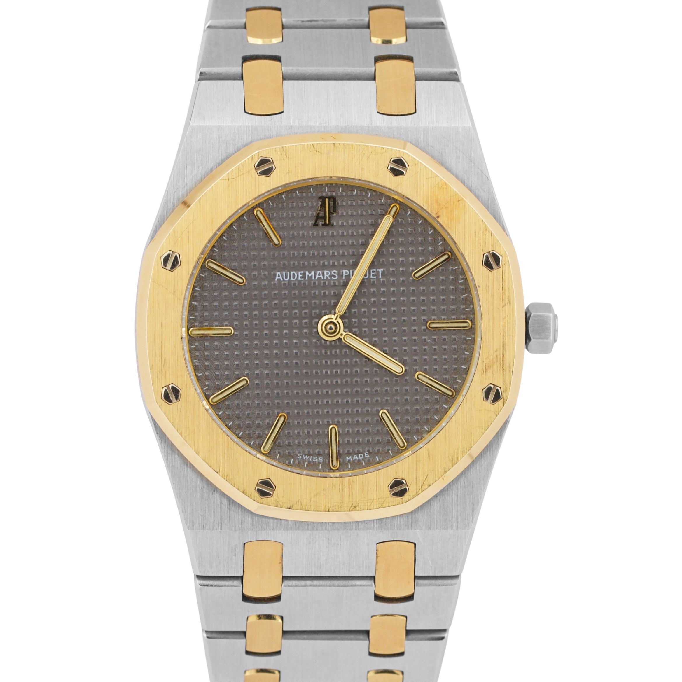 UNPOLISHED Audemars Piguet Royal Oak 33mm 18K Yellow Gold Steel Quartz 56303SA