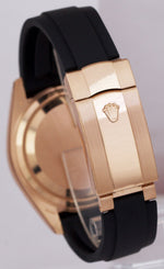 2021 Rolex Sky-Dweller 18K Rose Gold Chocolate Oysterflex 326235 42mm Watch B+P