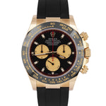 NEW PAPERS Rolex Daytona 18K Gold Paul Newman Oysterflex 116518 Watch BOX