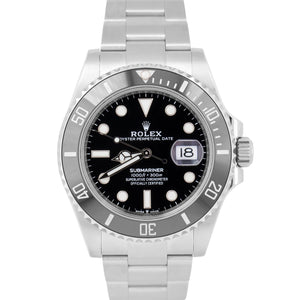 NEW SEP. 2024 PAPERS Rolex Submariner Date BLACK Steel 41mm Watch 126610 LN BOX