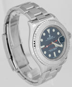 MINT PAPERS Rolex Yacht-Master Steel Platinum Blue 40mm Date Watch 116622 B+P