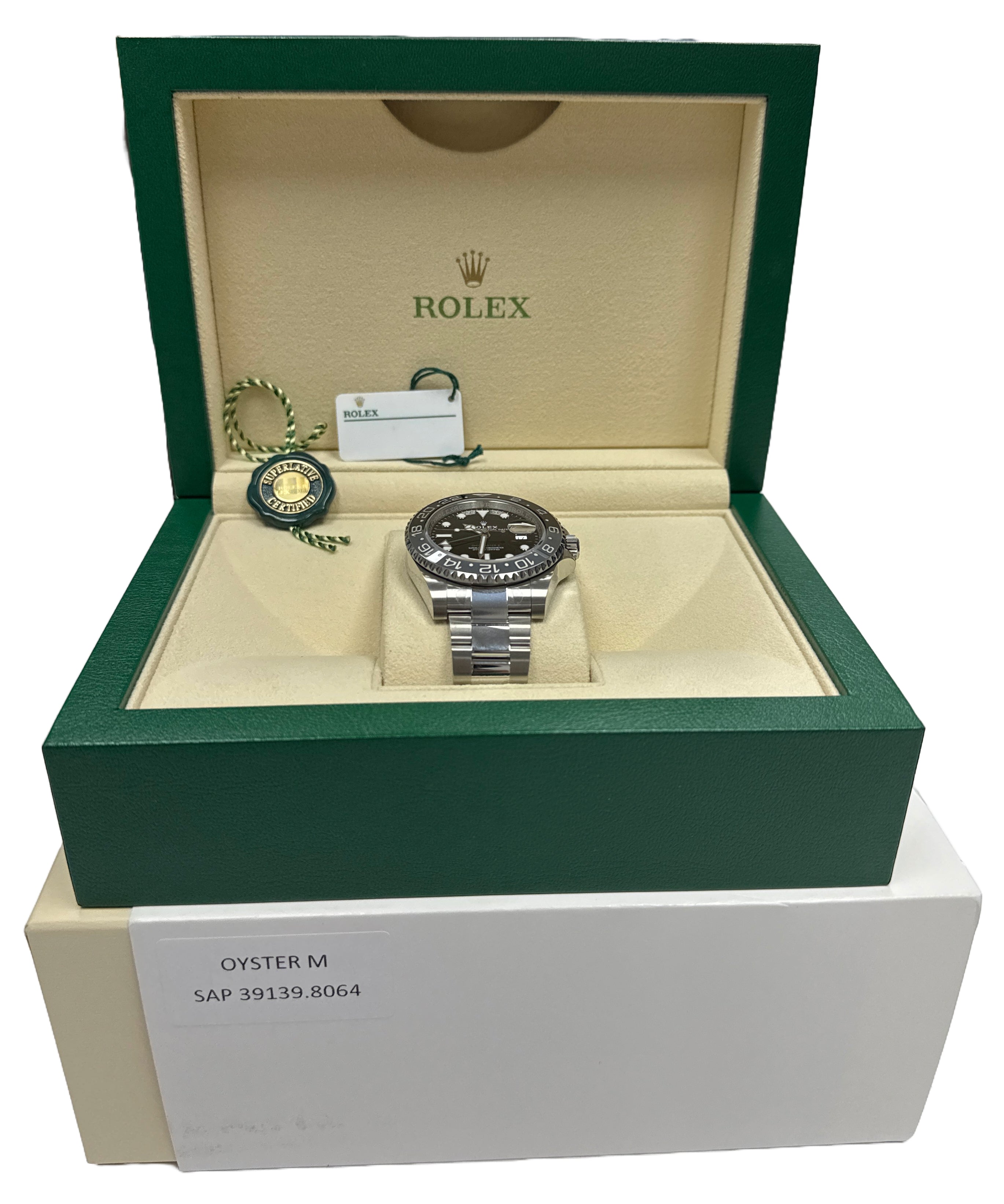 NEW 2025 Rolex GMT-Master II BRUCE WAYNE Gray Black 40mm Watch 126710 GRNR BOX