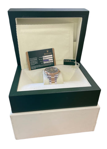 PAPERS Rolex Datejust II WIMBLEDON Two-Tone 18K Gold Oyster 41mm 116333 BOX