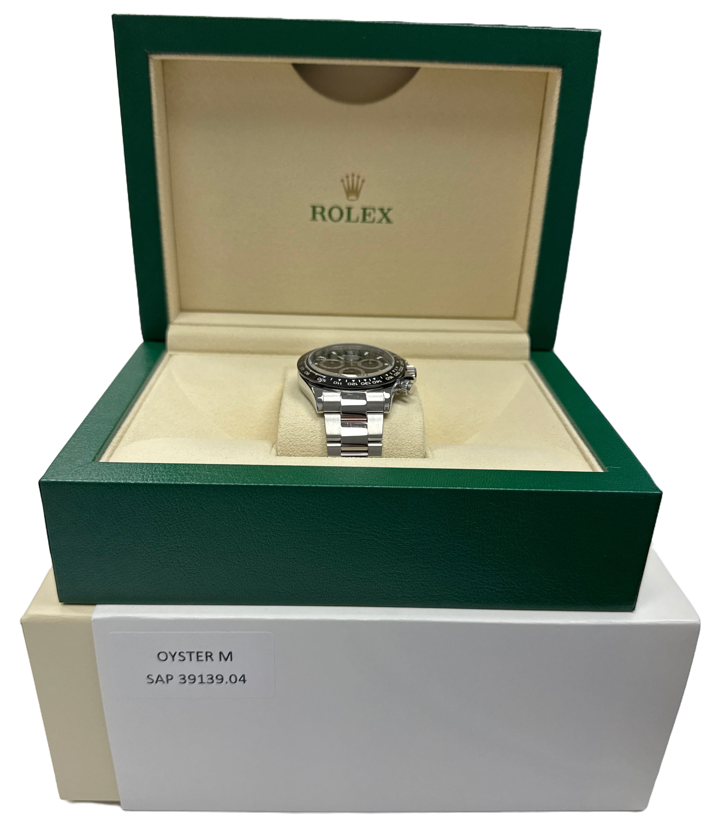 MINT 2022 Rolex Daytona 116500 LN Ceramic BLACK Stainless Steel 40mm Watch BOX