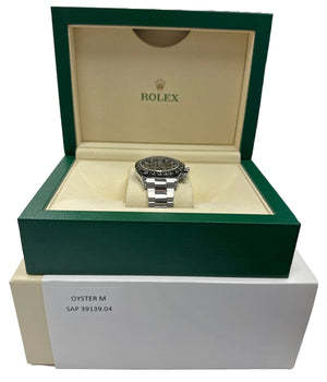 MINT 2022 Rolex Daytona 116500 LN Ceramic BLACK Stainless Steel 40mm Watch BOX