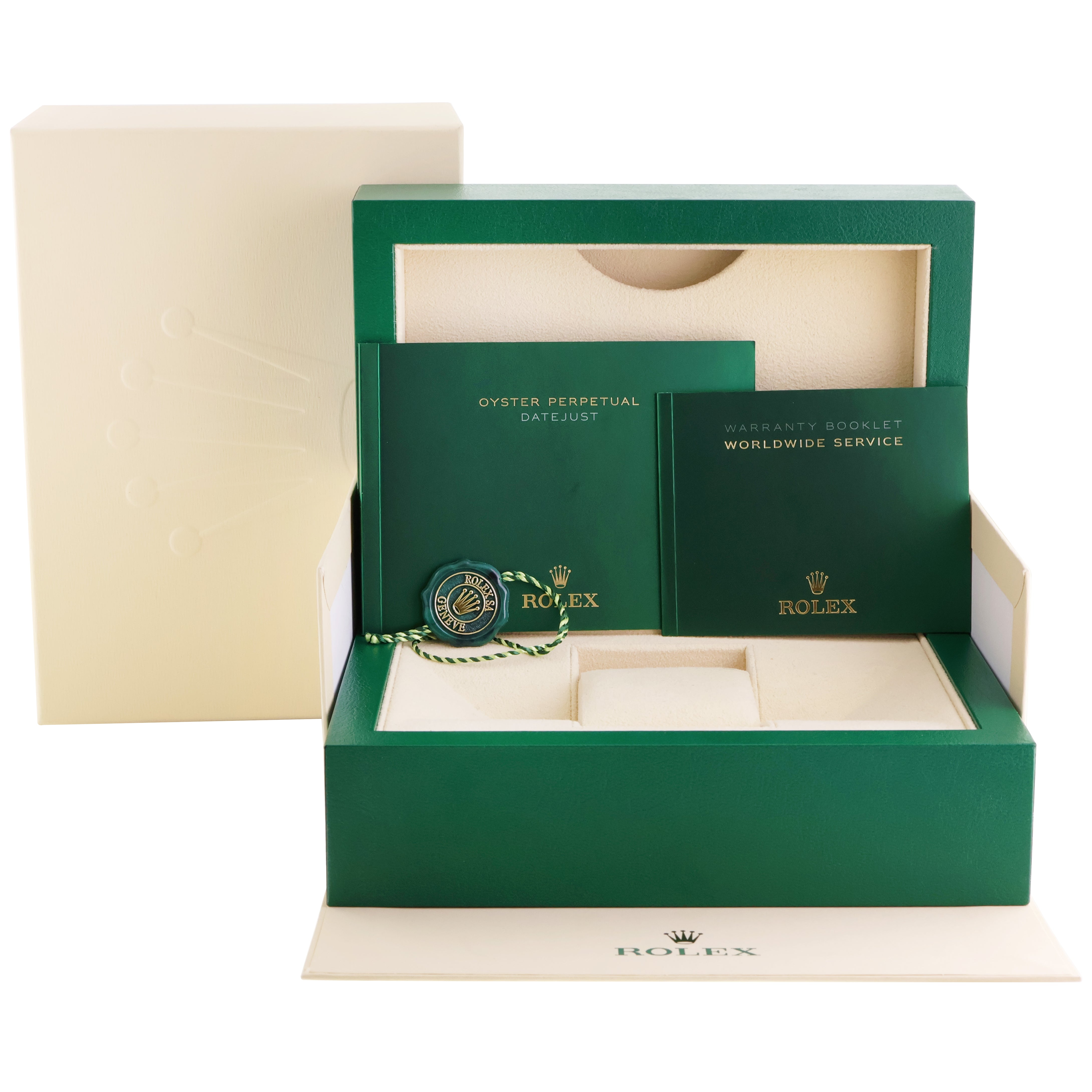 2023 MINT Rolex DateJust 41 Steel 126300 White Roman Oyster Watch Box