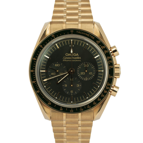 Omega Speedmaster Professional 42mm 18K Moonshine Gold 310.60.42.50.10.001 B+P