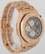 PAPERS Audemars Piguet Royal Oak Offshore Ruthenium Rose Gold 42mm 26470OR BOX