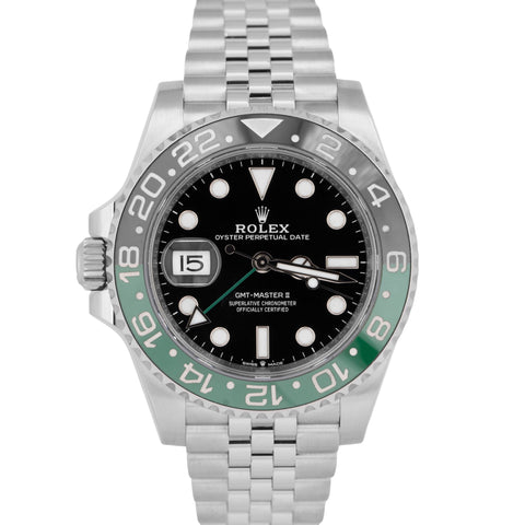 2024 NEW PAPERS Rolex GMT-Master II SPRITE Jubilee Green Watch 126720 VTNR BOX