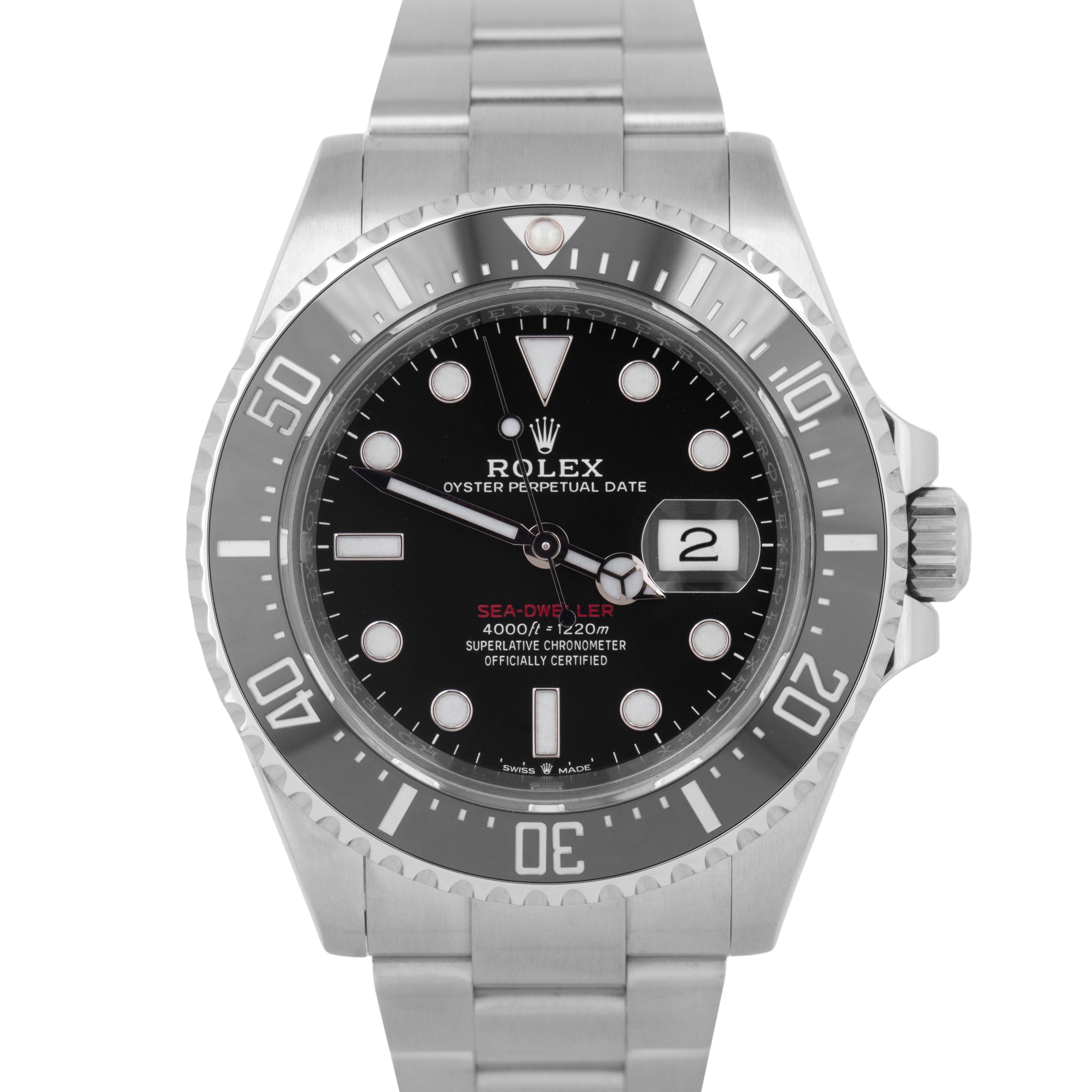 MINT 2020 PAPERS Rolex Sea-Dweller Mark II 50th-Anniversary Red 43mm 126600 BOX