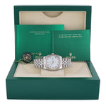 MINT 2014 Rolex DateJust Steel White Roman 116234 36mm Super Jubilee Watch Box