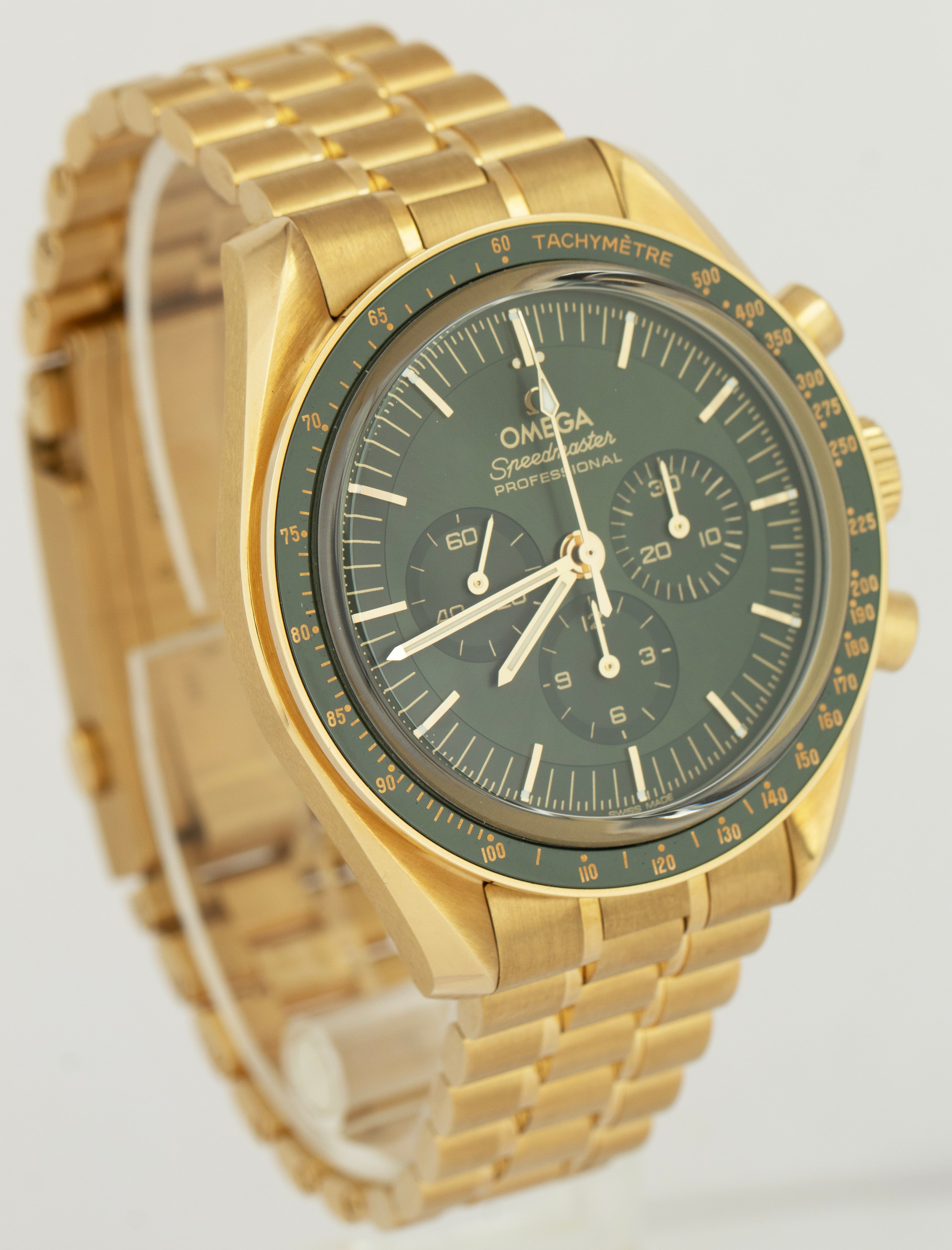 Omega Speedmaster Professional 42mm 18K Moonshine Gold 310.60.42.50.10.001 B+P