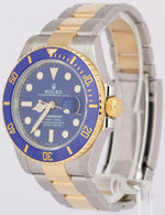 MINT NEW PAPERS Rolex Submariner Date 41mm Ceramic Two-Tone Gold 126613 LB BOX