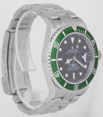 PAPERS Rolex Submariner Date 40mm KERMIT Green Stainless Steel 16610 LV BOX