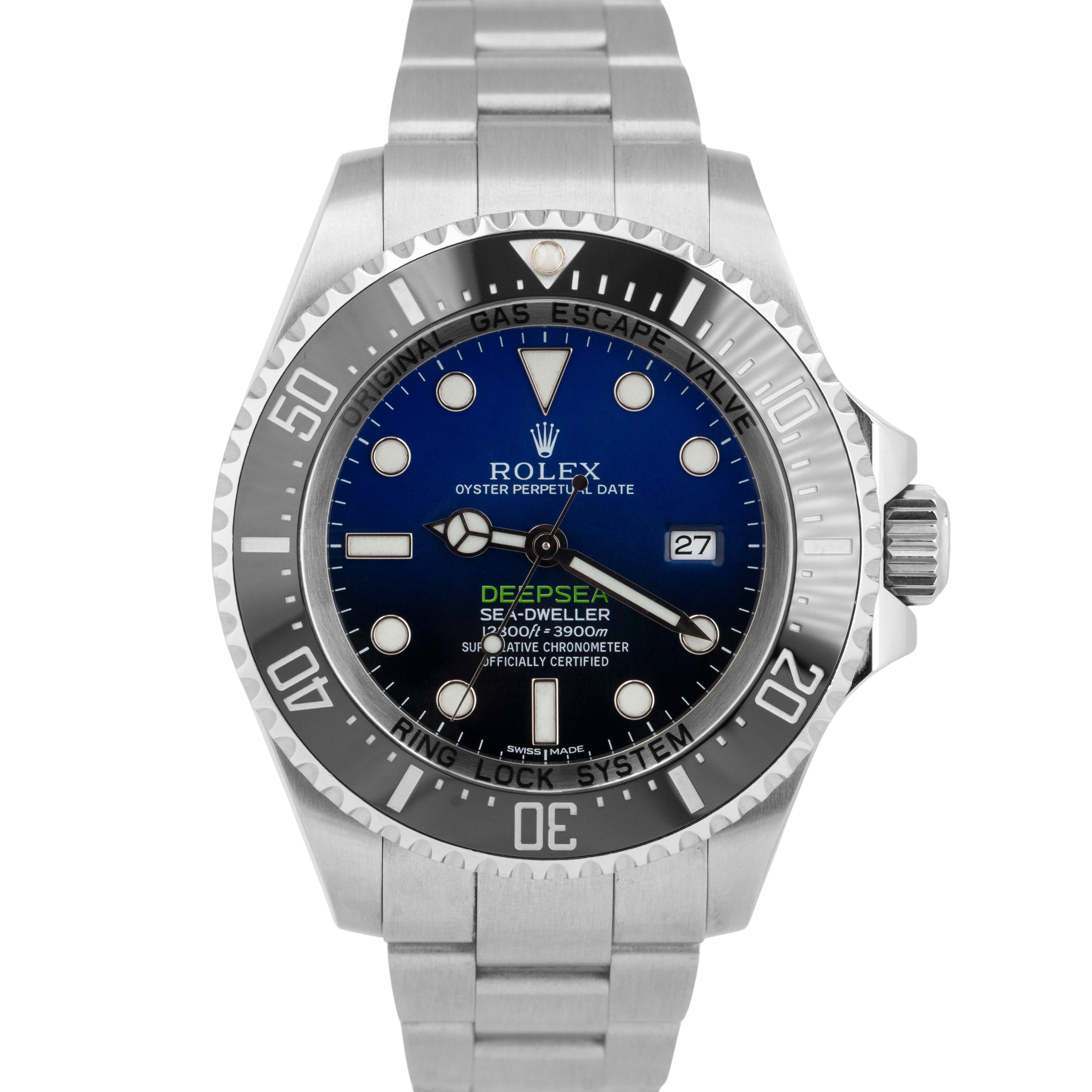 MINT Rolex Sea-Dweller Deepsea JAMES CAMERON Blue Stainless 116660 44mm BOX