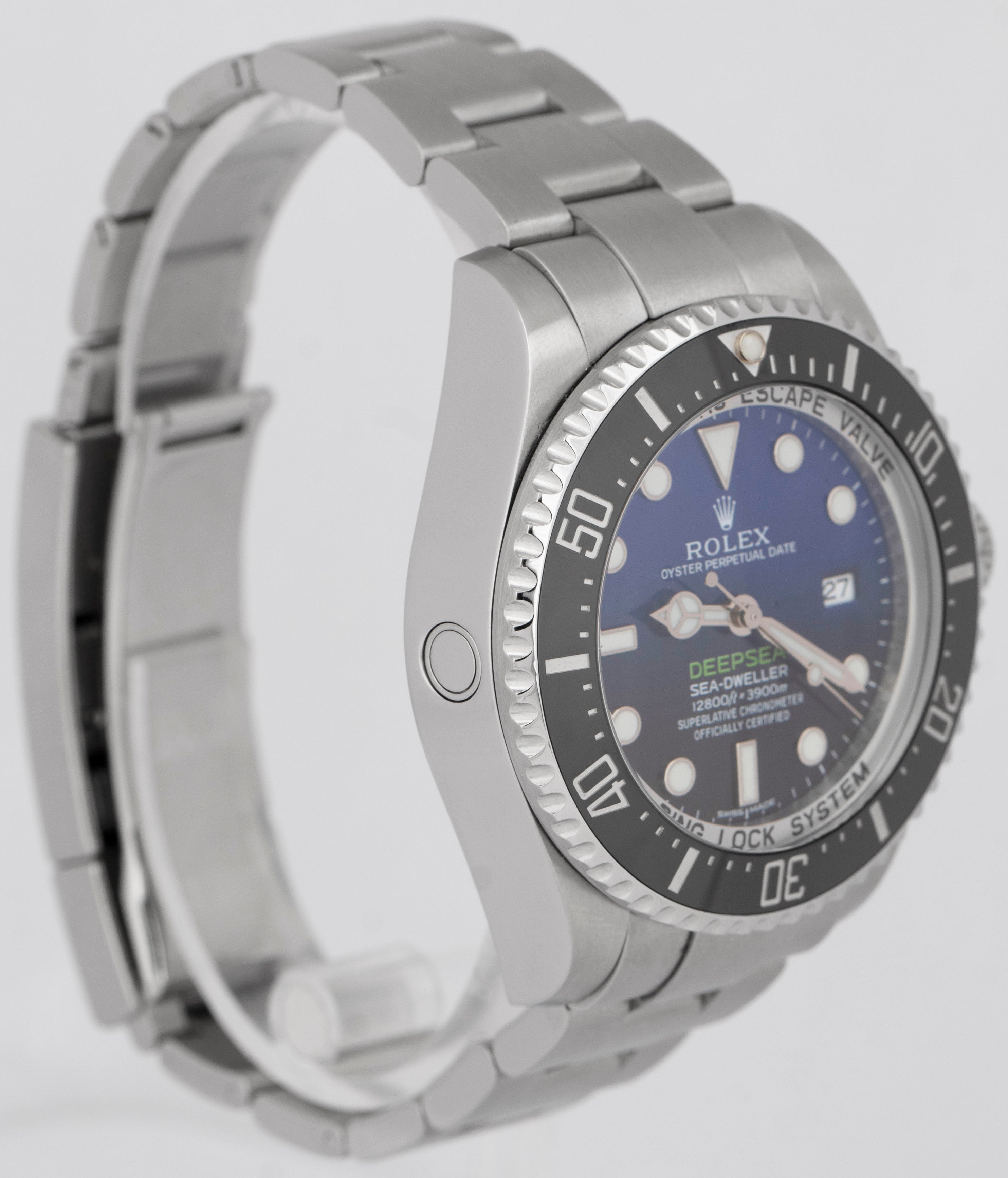 MINT Rolex Sea-Dweller Deepsea JAMES CAMERON Blue Stainless 116660 44mm BOX