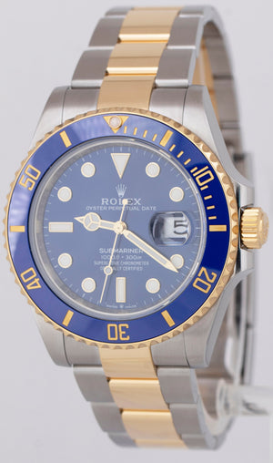 2023 Rolex Submariner Date 41mm Ceramic Two-Tone 18K Yellow Gold Watch 126613 LB