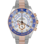 MINT Rolex Yacht-Master II 44mm NEW STYLE HANDS Two-Tone 18K Rose Gold 116681