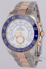 MINT Rolex Yacht-Master II 44mm NEW STYLE HANDS Two-Tone 18K Rose Gold 116681