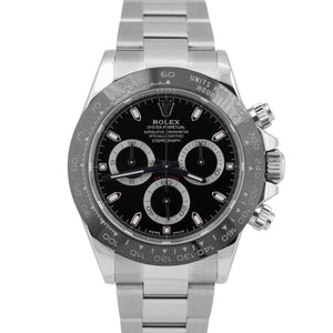 MINT 2023 Rolex Daytona Cosmograph Black Ceramic Steel 40mm Watch 116500 LN BOX