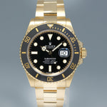 2023 NEW Rolex Submariner Black Ceramic 126618LN Yellow Gold 41mm Watch Box