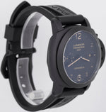 Panerai Luminor Ceramica 1950 3 Days GMT Black Rubber 44mm Date PAM00441 Watch