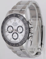 MINT PAPERS Rolex Daytona Cosmograph 40mm Stainless PANDA Watch 116500 LN BOX