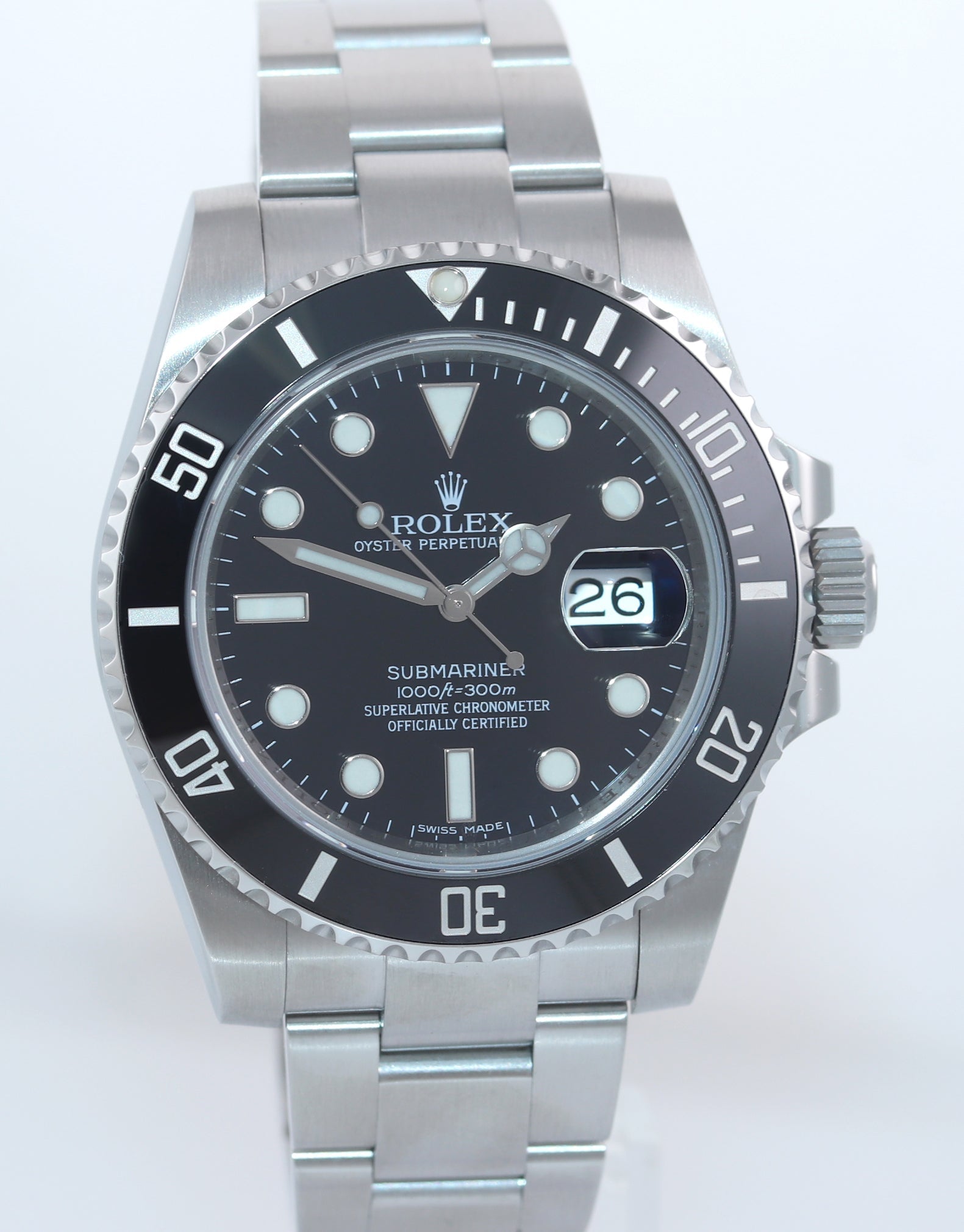 MINT Rolex Submariner Date 116610LN Steel Black Ceramic Bezel 40mm Watch Box