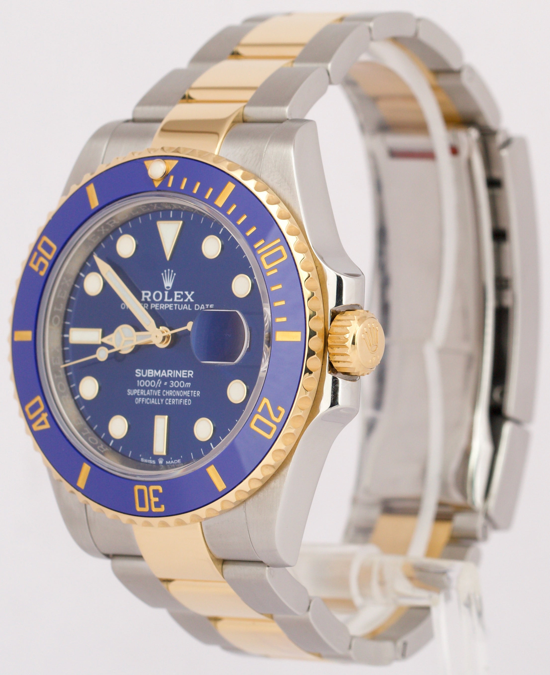 2023 Rolex Submariner Date 41mm Ceramic Two-Tone 18K Yellow Gold 126613 LB Watch