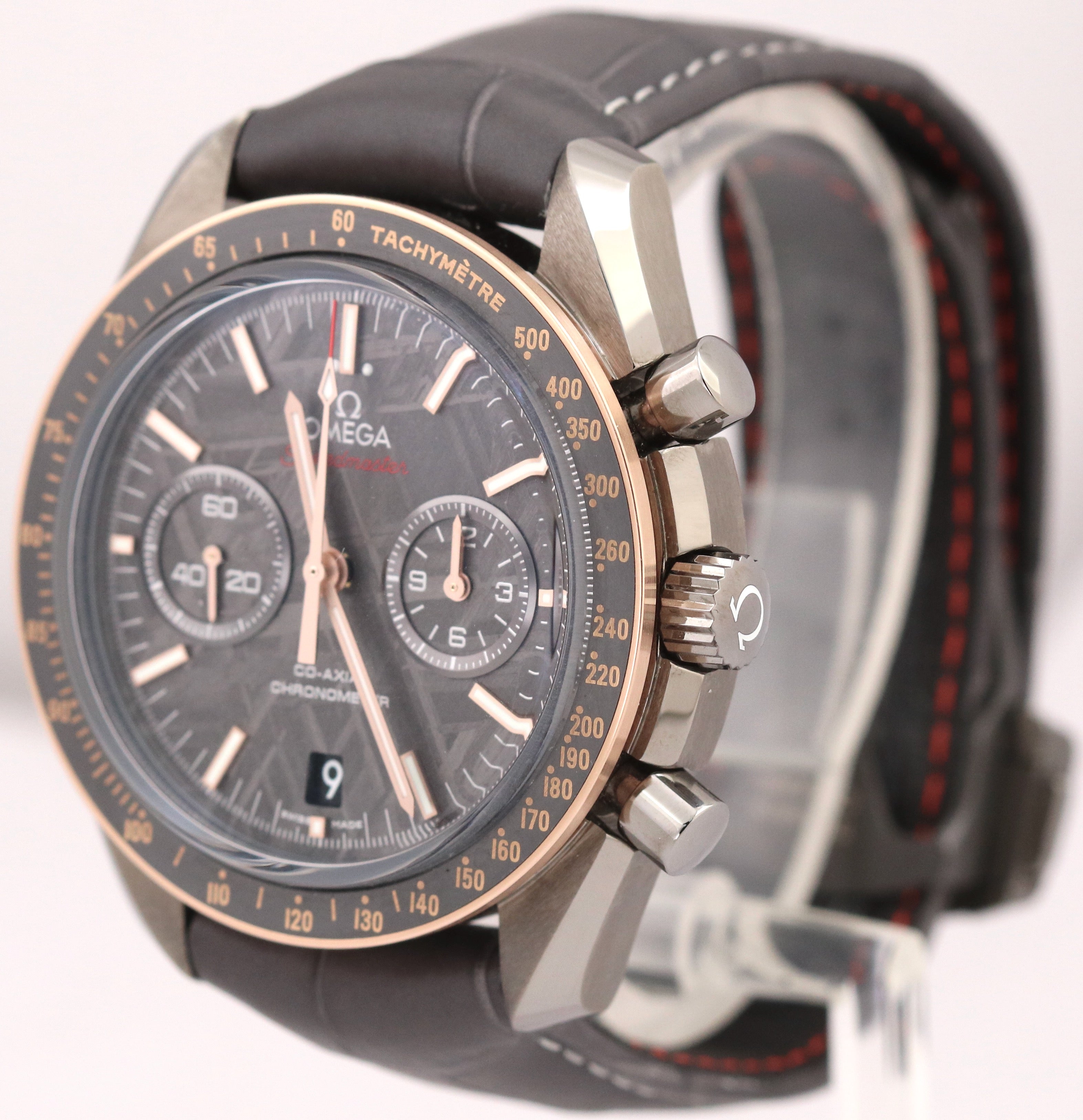 PAPERS Omega Speedmaster METEORITE Grey Side Of The Moon 311.63.44.51.99.001 BOX