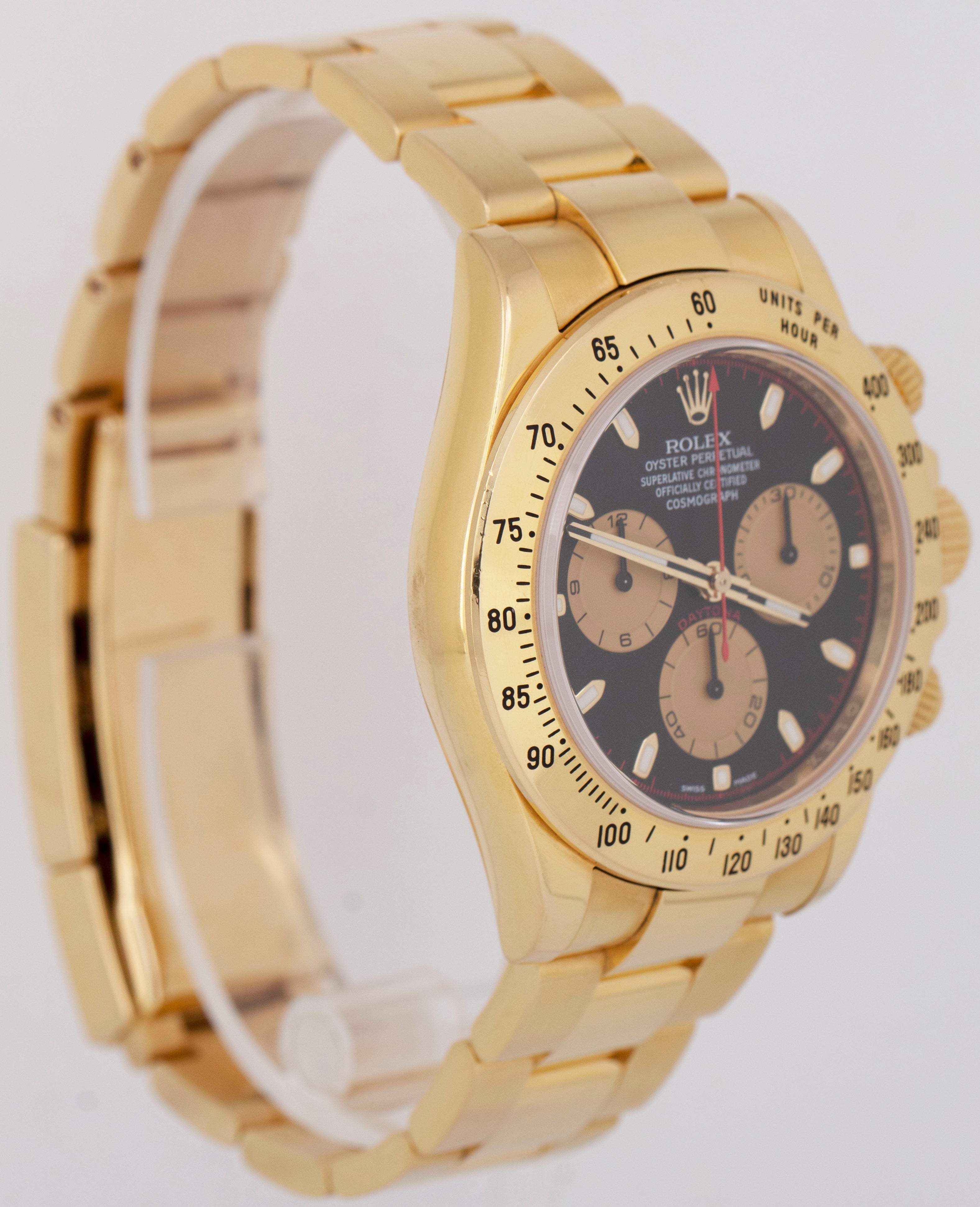 UNPOLISHED 2015 PAPERS Rolex Daytona Cosmograph Paul Newman Gold 40mm 116528 BOX