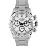 Rolex Daytona Cosmograph Stainless Steel REHAUT White "APH" 40mm 116520 Watch