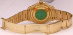 MINT Rolex Yacht-Master BLUE 18K Yellow Gold REHAUT 40mm NO-HOLES 16628 Watch