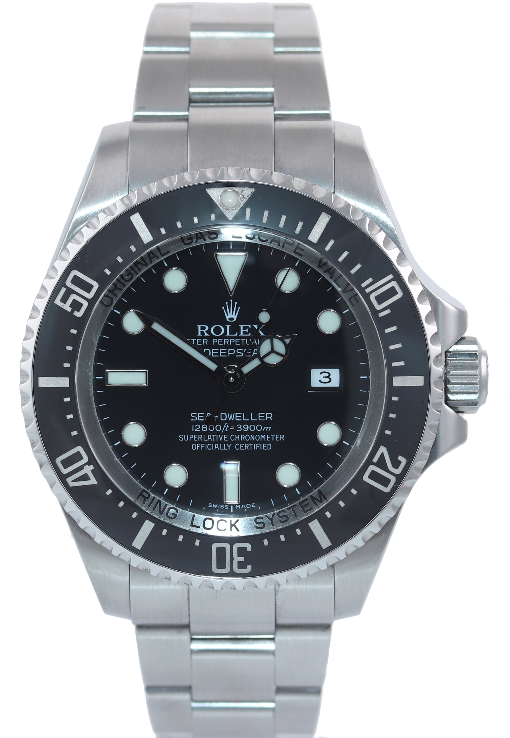 2015 MINT PAPERS Rolex Sea-Dweller DEEPSEA 116660 Steel 44mm Black Watch Box