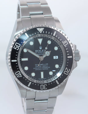 2015 MINT PAPERS Rolex Sea-Dweller DEEPSEA 116660 Steel 44mm Black Watch Box