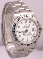 2023 RSC Rolex Explorer II 40mm White 3186 REHAUT Stainless NO-HOLES 16570 BOX