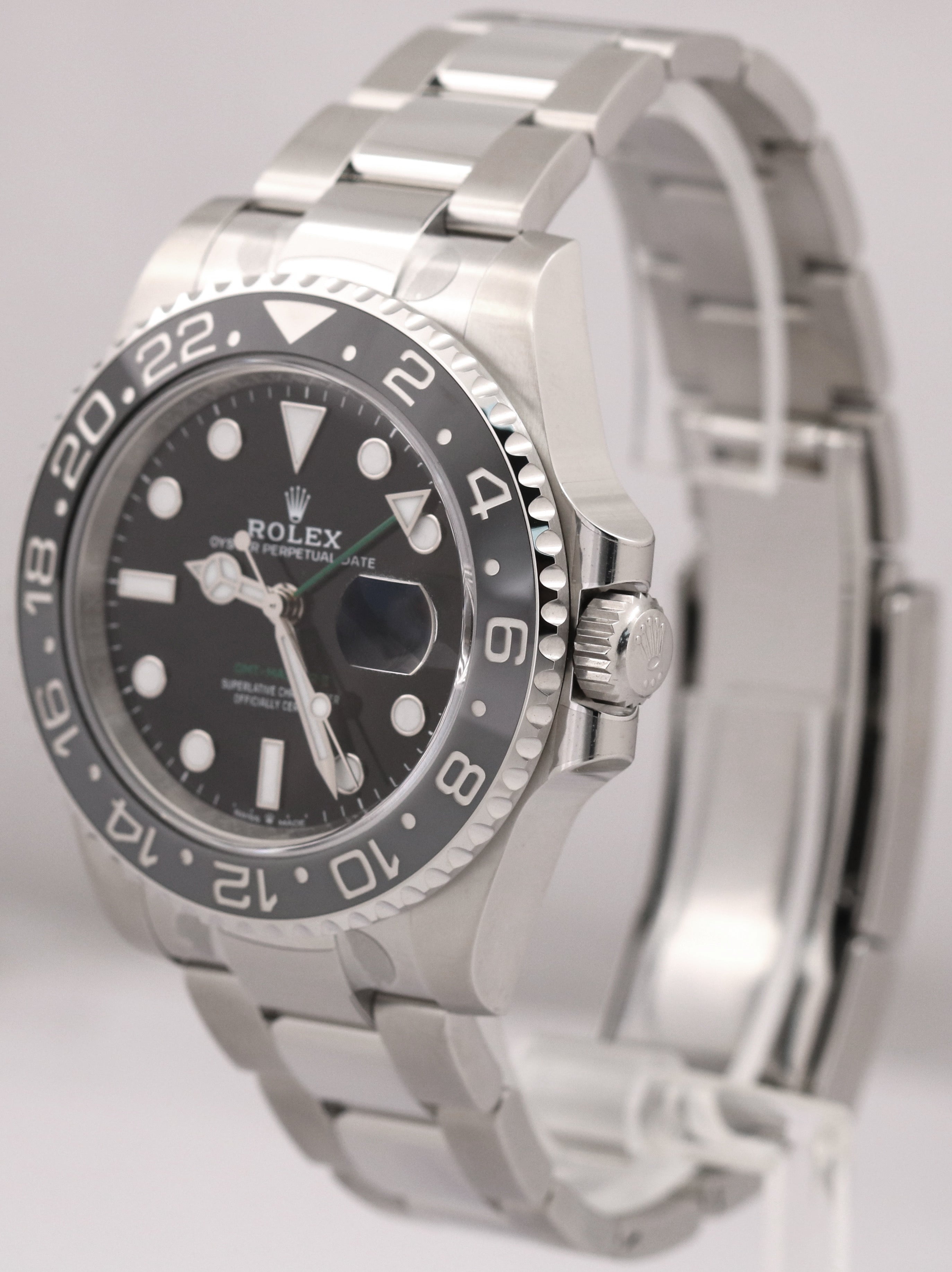 NEW 2025 Rolex GMT-Master II BRUCE WAYNE Gray Black 40mm Watch 126710 GRNR BOX