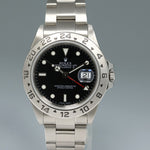 MINT 2000 Rolex Explorer II 16570 Stainless Steel Black Dial GMT 40mm Watch Box