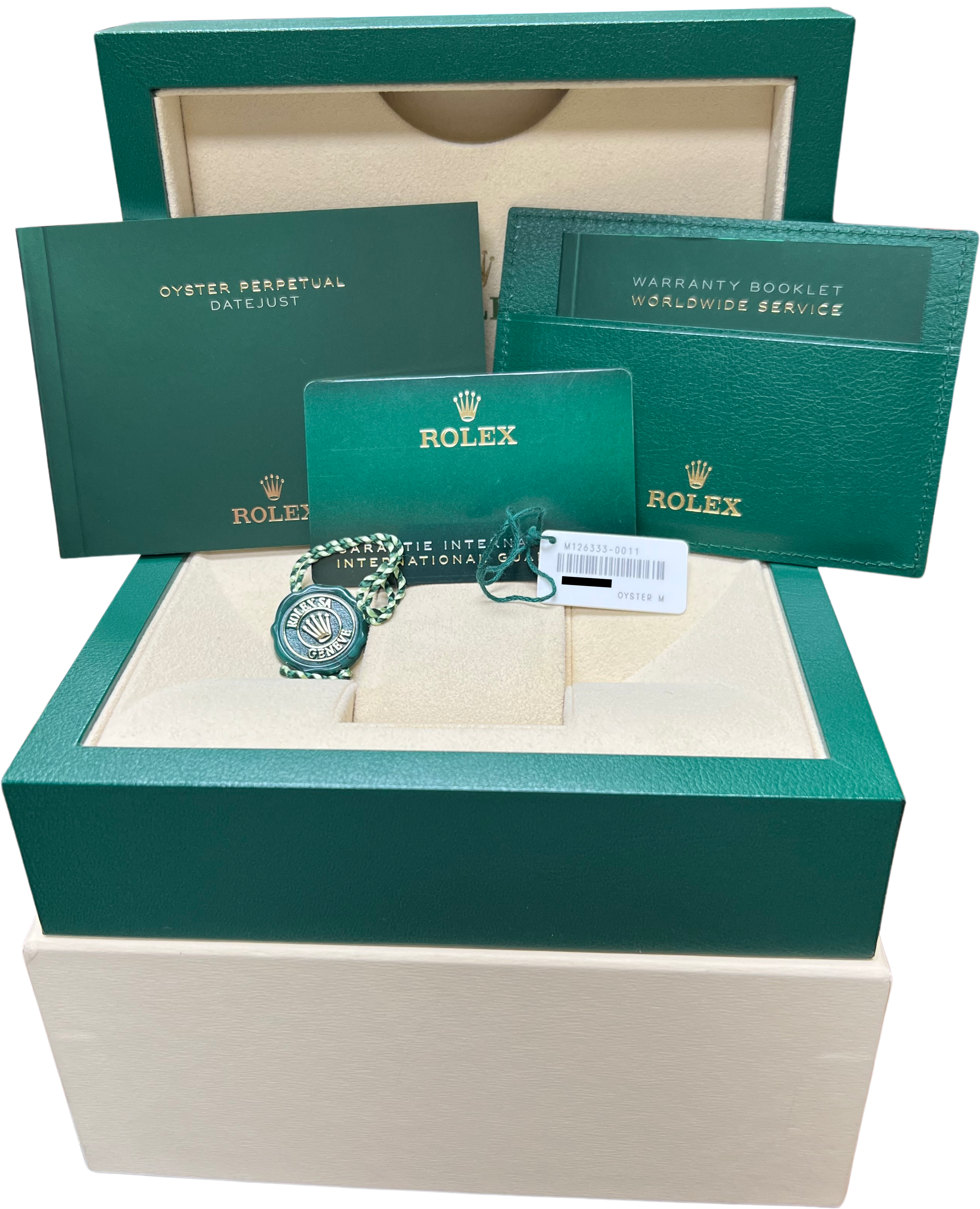 MINT PAPERS Rolex DateJust 41 Champagne Two-Tone Gold Oyster Watch 126333 BOX