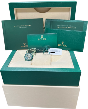 MINT PAPERS Rolex DateJust 41 Champagne Two-Tone Gold Oyster Watch 126333 BOX