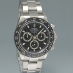 2023 NEW PAPERS Rolex Daytona 116500LN Black Ceramic 40mm Steel Watch Box