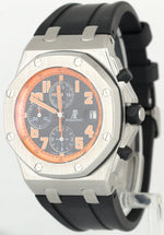 MINT Audemars Piguet Royal Oak Offshore VOLCANO Orange Rubber Steel 26170ST