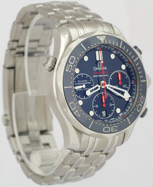 Omega Seamaster Diver 300 Chronograph 42mm Blue Steel 212.30.42.50.03.001 BOX