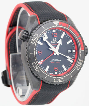 PAPERS Omega Seamaster Planet Ocean CERAMIC Red 45.5mm 215.92.46.22.01.003 BOX