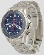 Omega Seamaster Diver 300 Chronograph 42mm Blue Steel 212.30.42.50.03.001 BOX