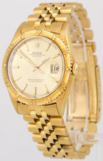 1970 Rolex DateJust Turn-O-Graph CHAMPAGNE 36mm 18K Yellow Gold JUBILEE 1625