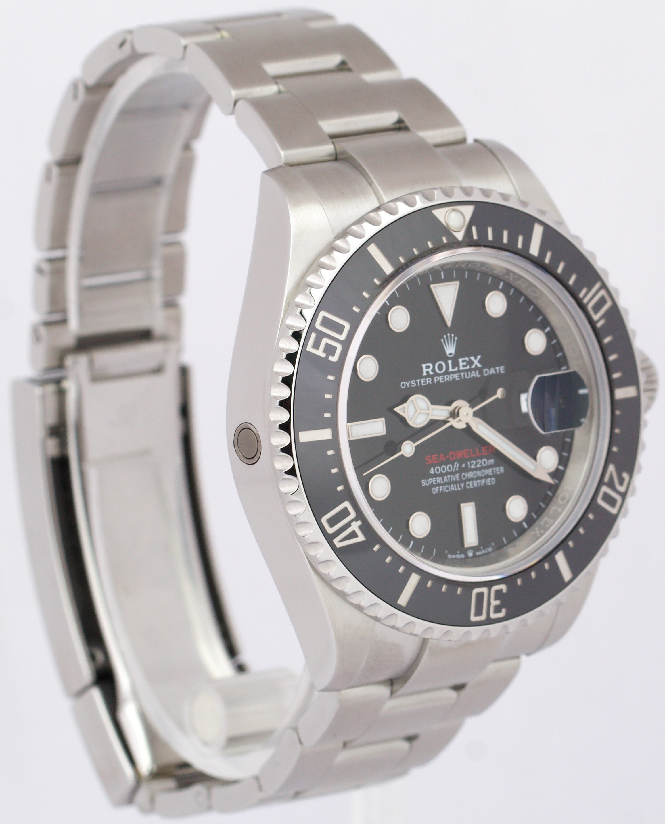 MINT Rolex Sea-Dweller 50th-Anniversary Red Ceramic Black Steel 43mm MK2 126600