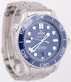 MINT 2023 PAPERS Omega Seamaster Diver 42mm Blue Wave 210.30.42.20.03.001 BOX