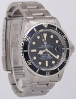 1974 Rolex Submariner Date PATINA Black 40mm Stainless Steel Oyster 1680 Watch